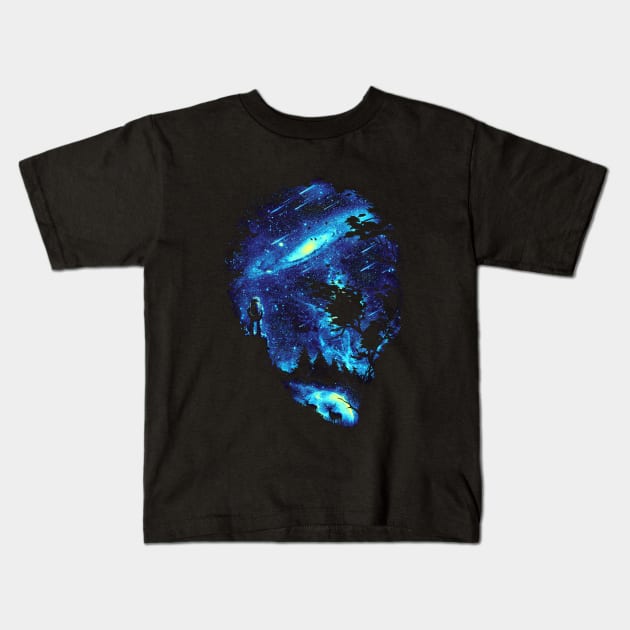 Cosmic Revelation Kids T-Shirt by nicebleed